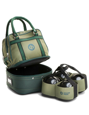 Drakes Pride Mini Bowls Bag - Olive/Forest Green